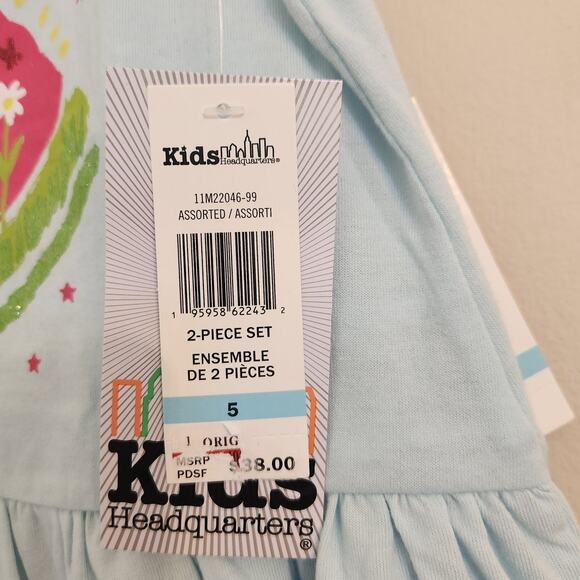 NWT Kids Headquarters Girls Watermelon 2 Piece Set Shorts Summer Tank 5 - Picture 7 of 8